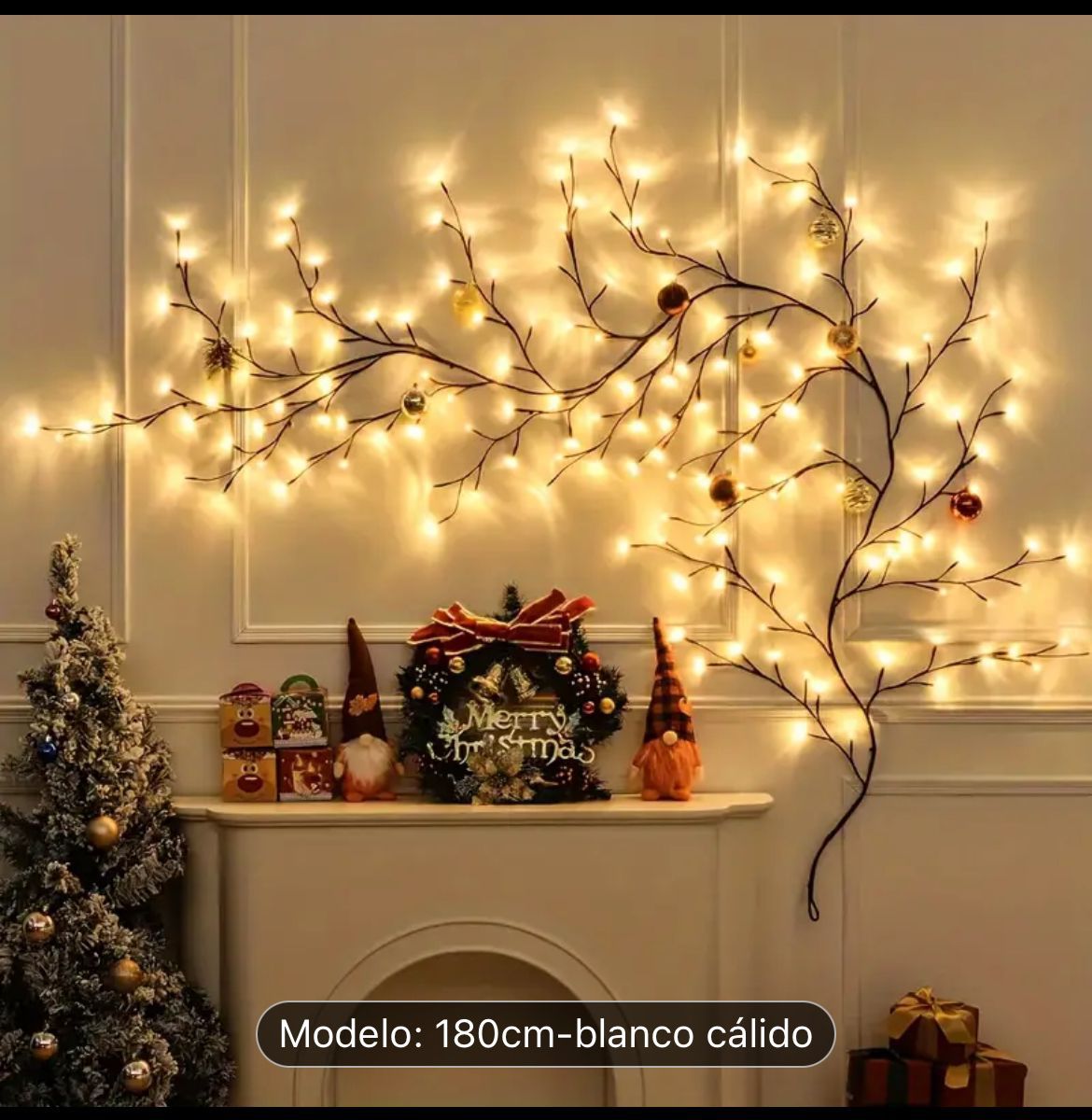 Guirnalda De Luces Navidenas Rama