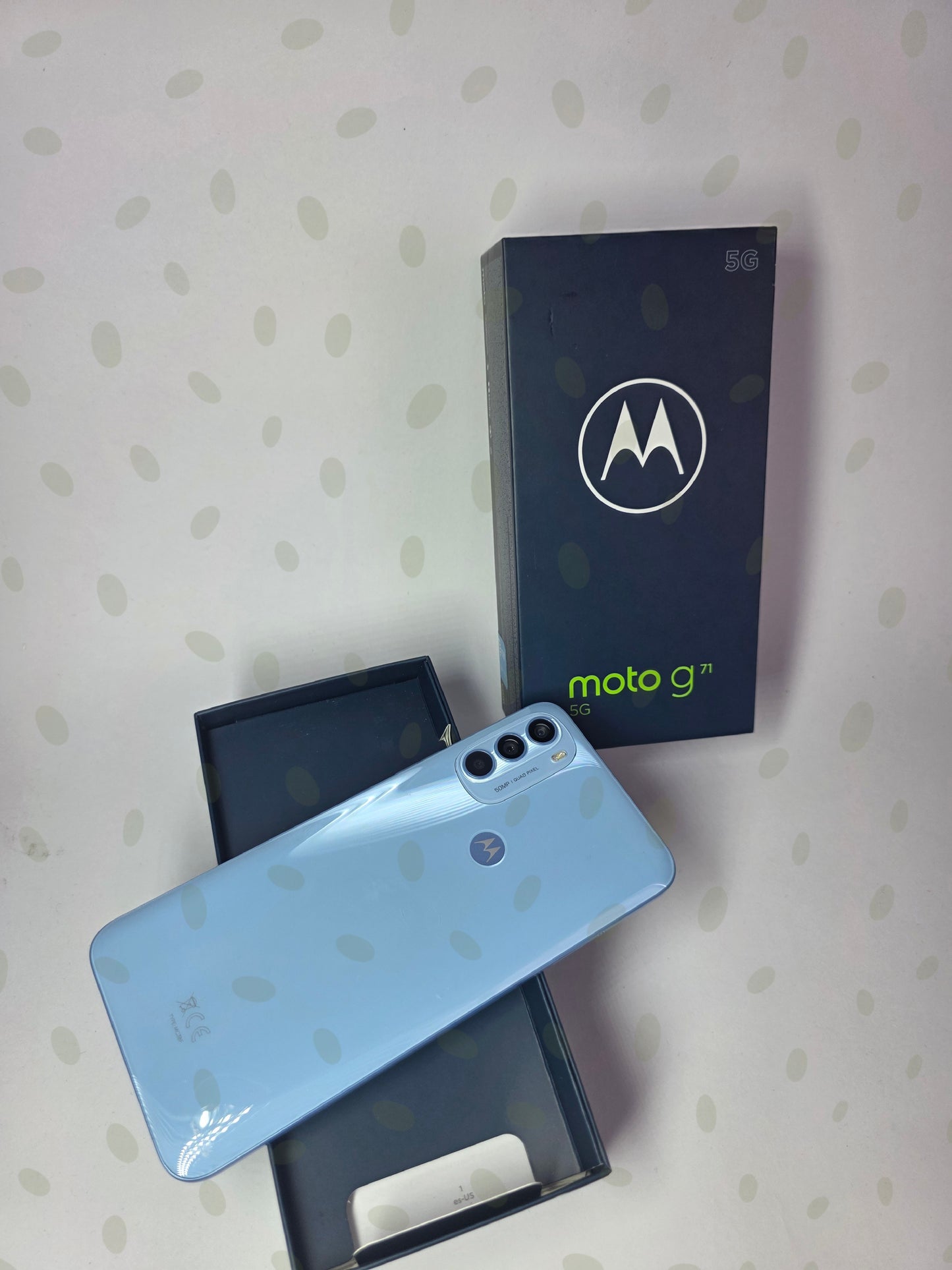 Celular Moto G71 5g 128gb + 6gb Ram Semi Nuevo Oled Nfc Color Azul