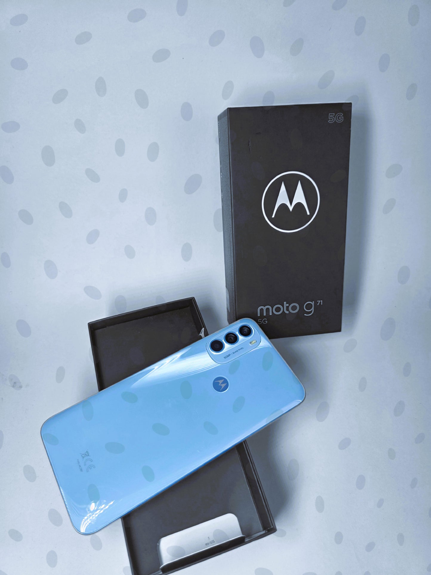 Celular Moto G71 5g 128gb + 6gb Ram Semi Nuevo Oled Nfc Color Azul