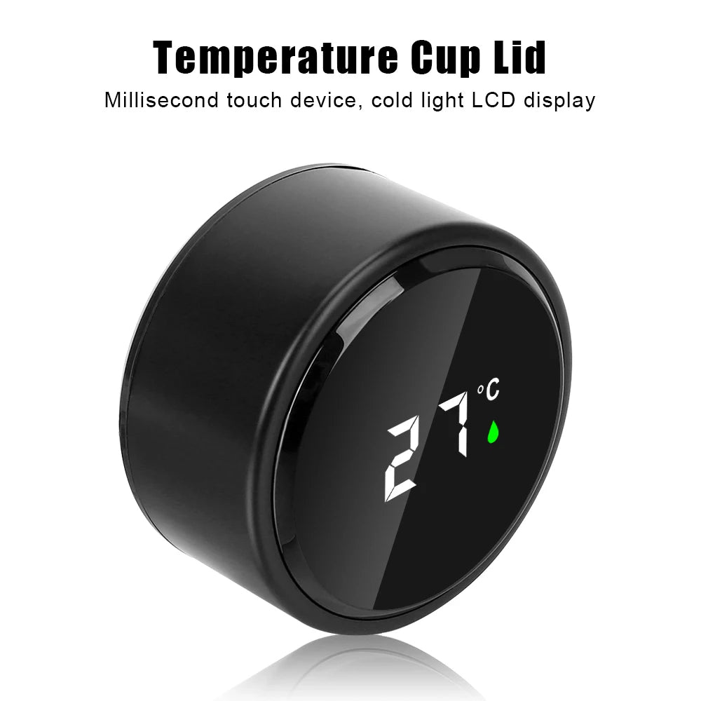 Botella de agua con pantalla Digital Led, pantalla de temperatura, termo inteligente de acero inoxidable, taza aislante inteligente