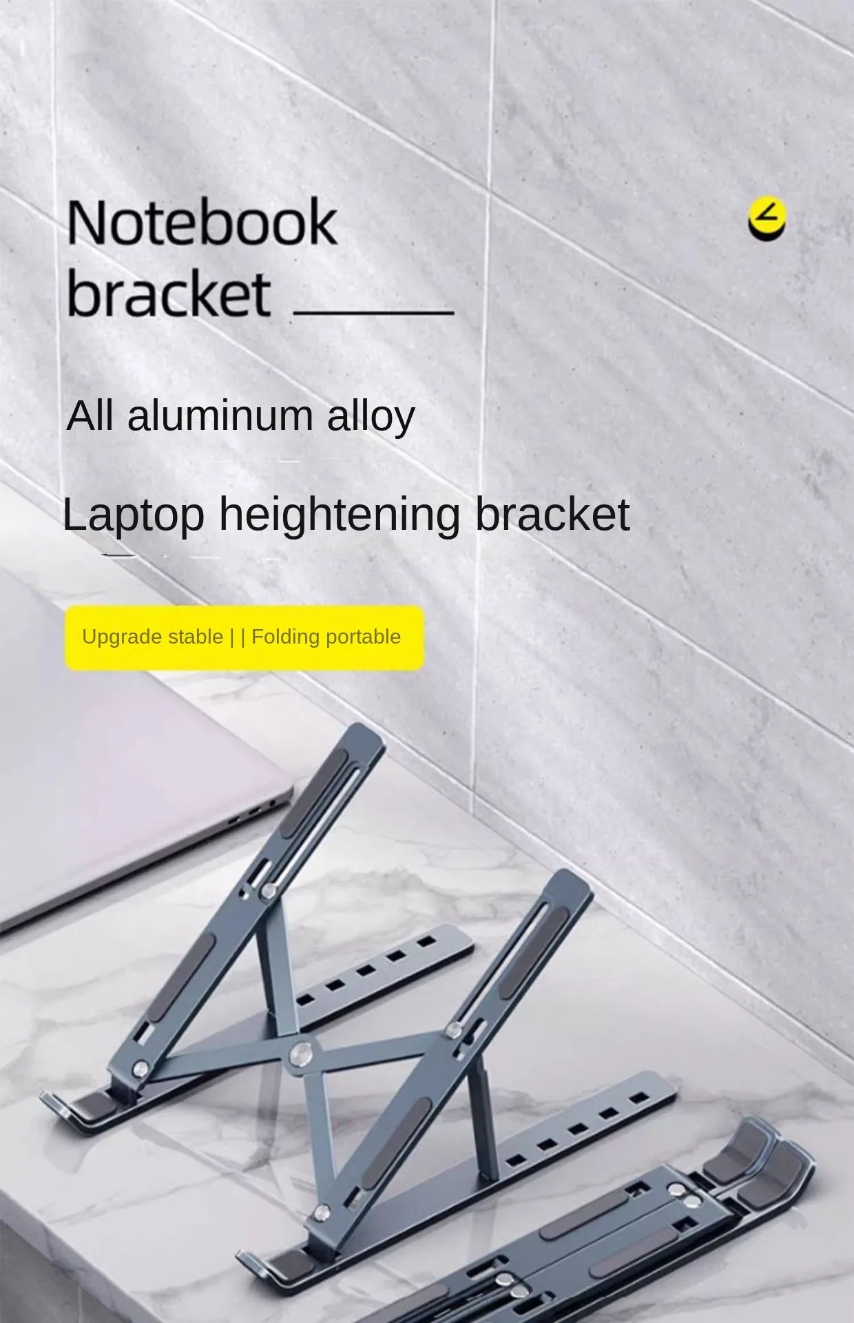 Soporte plegable para ordenador portátil, soporte de refrigeración para portátil