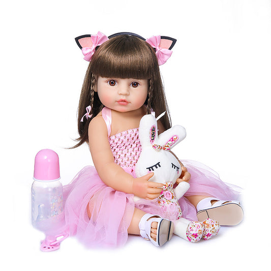 Muneca Reborn 100 Silicona Y Accesorios
