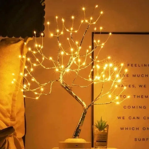 lámpara Magic Tree Light Fairy Wire, 108 Led, Decoración