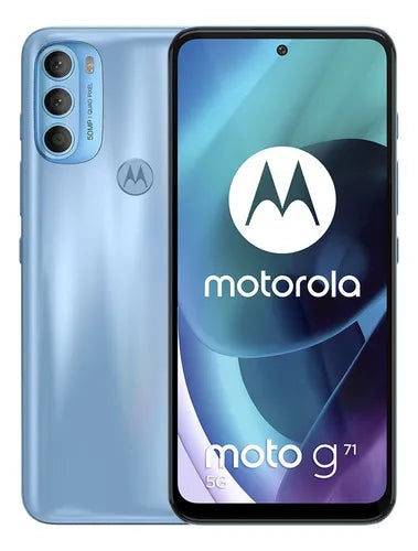 Celular Moto G71 5g 128gb + 6gb Ram   Semi Nuevo    Oled Nfc Color Azul