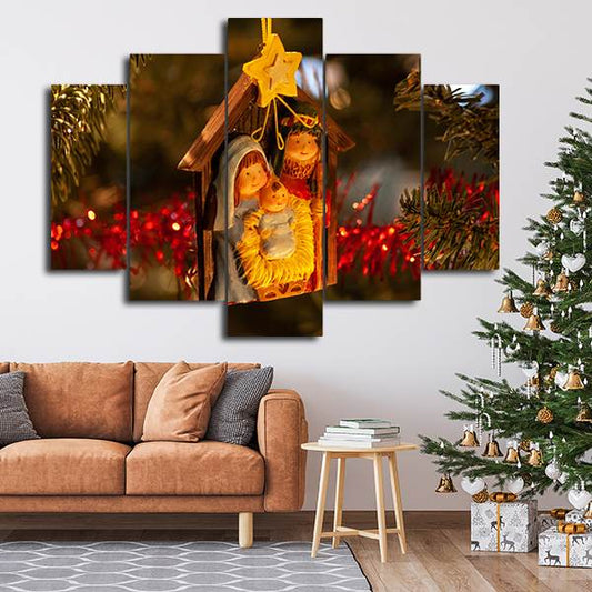 cuadro navideño decoración
