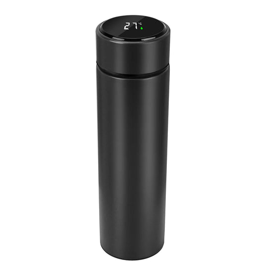 Botella de agua con pantalla Digital Led, pantalla de temperatura, termo inteligente de acero inoxidable, taza aislante inteligente
